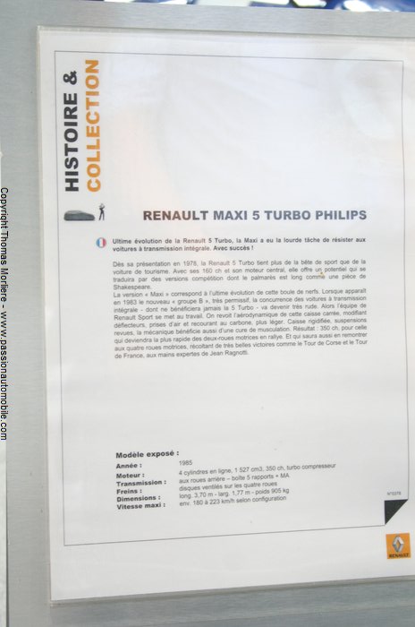 renault maxi 5 turbo philips 1985 (Epoquauto 2010)