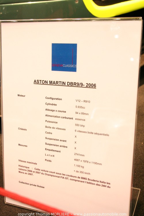 Aston Martin DBR9/9 - 2006 (Geneva classics 2009)