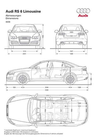 Audi RS6 2008 (Mondial de l'auto 2008)