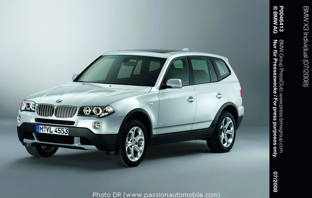 BMW X3 Edition Exclusive 2008 (Mondial automobile 2008)