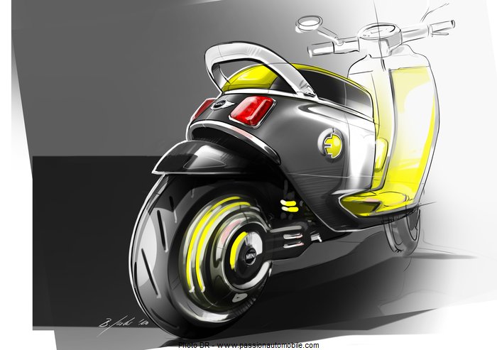 Mini Scooter E Concept Electrique 2010 (Mondial Auto 2010)