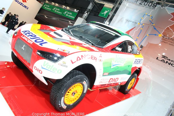 Mitsubishi racing Lancer dakar 2009 (Salon mondial auto Paris 2008)