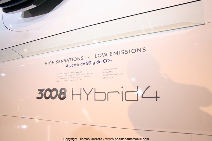 peugeot 3008 hybrid 4 2010 (Mondial de l'automobile 2010)