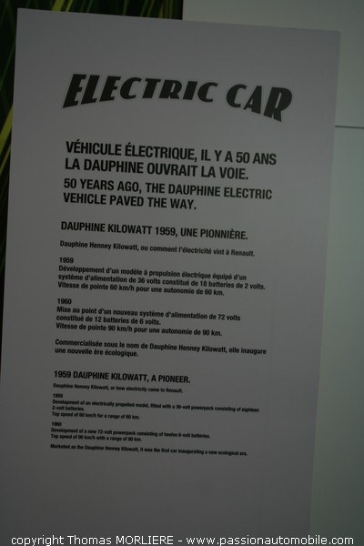 Dauphine Electrique 1959 (Salon de l'automobile 2008)