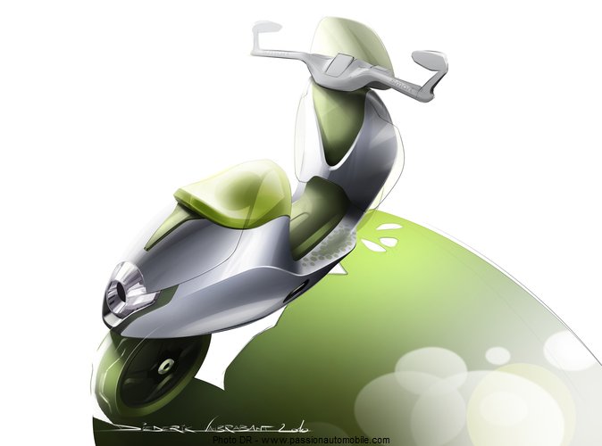Smart eScooter Electric 2010 (Mondial de l'automobile 2010)