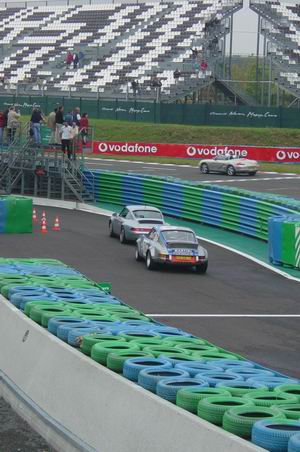Dpart de la course (Porsche days 2003)