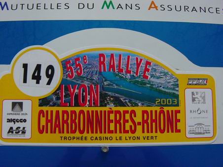 Rallye Charbonnières (Rallye Lyon Charbonnierres 2003)