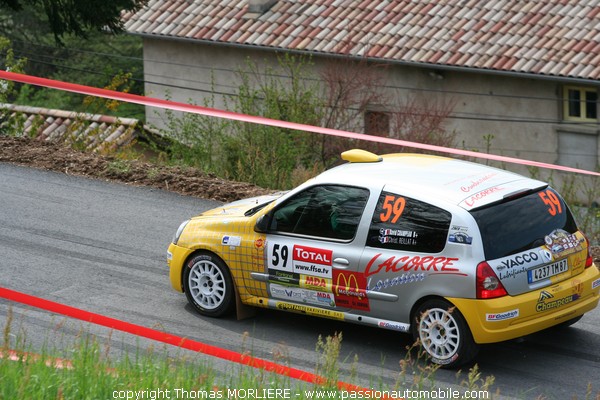 59 - CHAMPEAU - Renault Clio  (Rallye Lyon Charbonnieres)