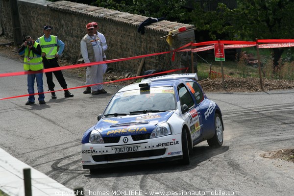 38 - ESCHARAVIL - Renault Clio Super 1600 (Rally Lyon Charbonnieres 2009)