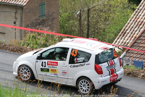 43 - ARAGNEAU - Citron C2 (Rally Lyon Charbonniere 2009)