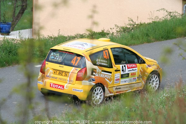 47 - MARCHAL - Citron C2 Max (Rallye Lyon Charbonnieres 2009)