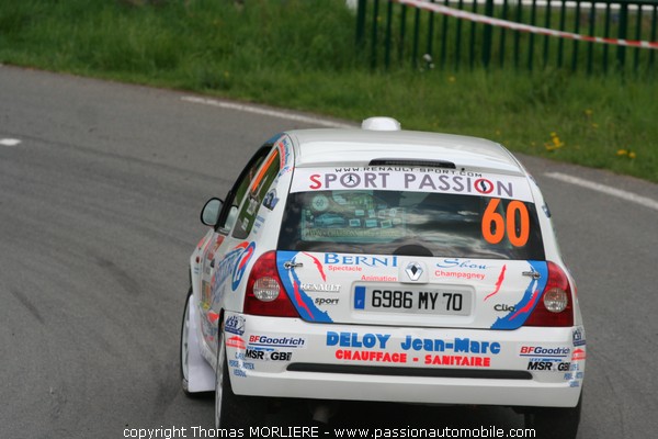 60 - DELOY - Renault Clio (Rally Lyon Charbonniere 2009)