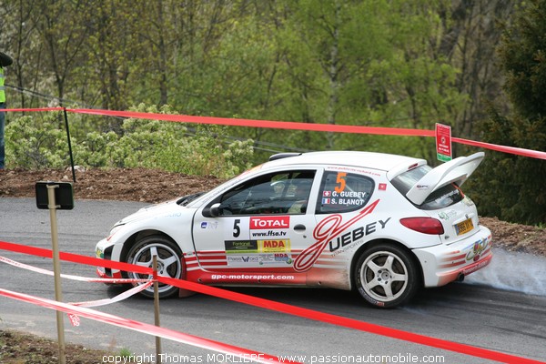 5 - GUEBEY - Peugeot 206 wrc (Rally Lyon Charbonnieres 2009)