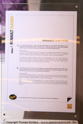renault 4 bi face 2011 (Salon Retromobile 2011)