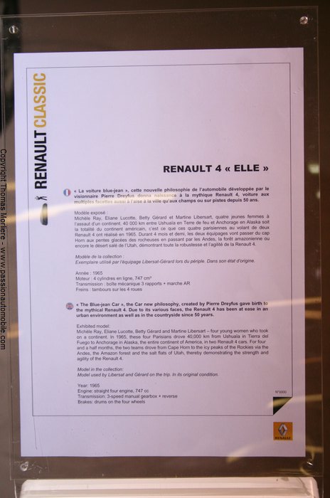 renault 4 elle 1965 (Salon Retromobile 2011)
