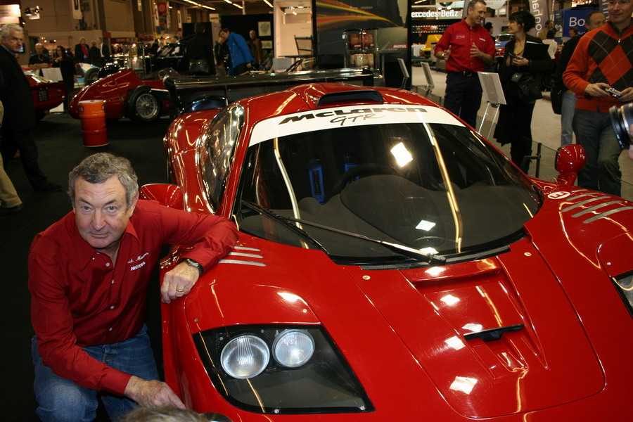 Nick Mason et la Mac Laren F1 (RETROMOBILE 2007)
