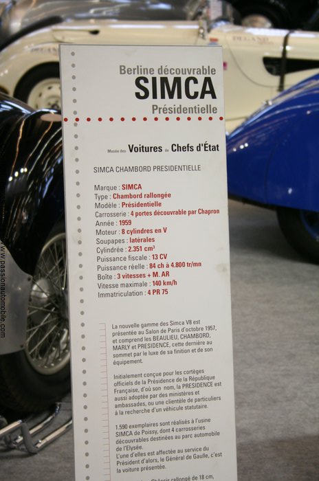 simca chambord presidentielle 1959 (Retromobile 2011)
