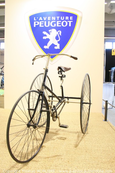 Tricycle  pdales Peugeot 1889 (Rtromobile 2009)