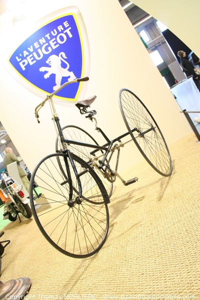 Peugeot Tricycle  pdales 1889 (Salon Retromobile 2009)