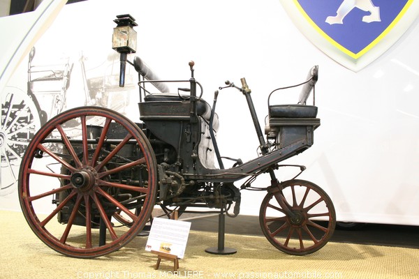 Tricyle à vapeur 1889 Peugeot Serpollet - Retromobile 2009