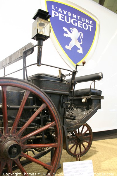 Tricyle  vapeur 1889 Peugeot Serpollet (Salon Voiture de collection Retromobile 2009)