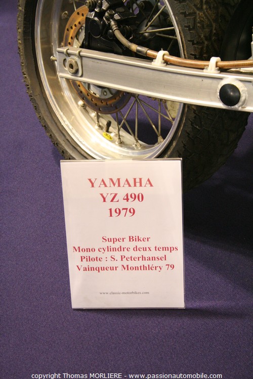 Yamaha YZ 490 1979 Peterhansel (salon Retromobile 2010)