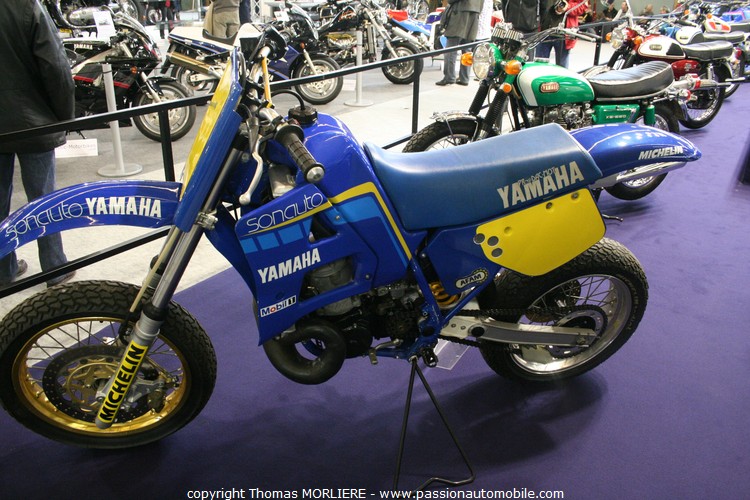 Moto Yamaha YZ 490 1979 Peterhansel (salon Retromobile 2010)