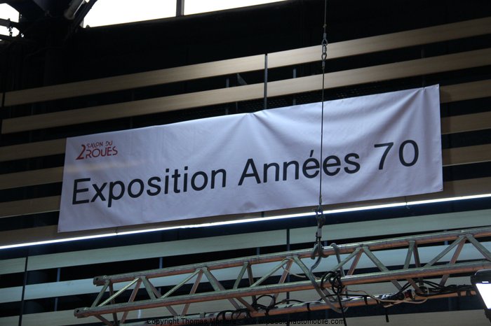 exposition moto annee 70 au SALON 2 ROUES - MOTO DE LYON 2014