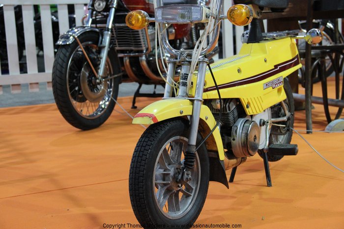 exposition moto annee 70 (Salon 2 roues de Lyon 2014)