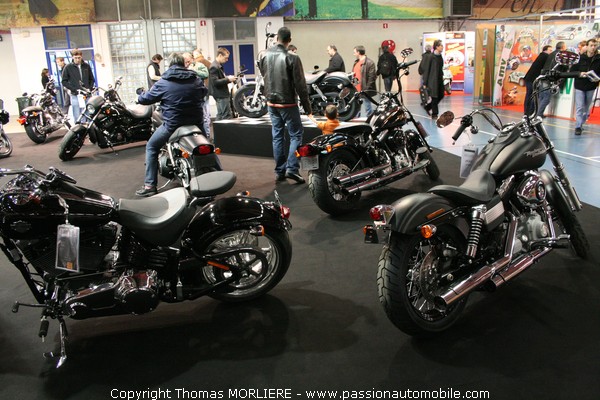 Moto harley-Davidson (Salon de la moto de Lyon 2009)