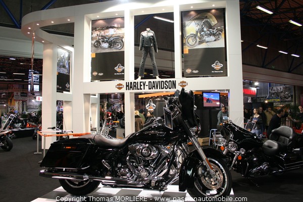 Moto harley-Davidson (Salon deux roues de Lyon 2009)