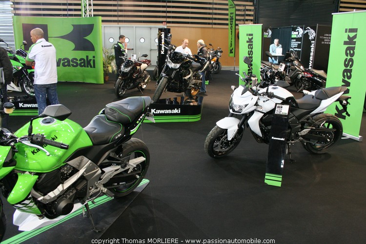 moto kawazaki (kawazaki au salon Moto de Lyon 2010)