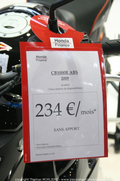 Honda CB 1000 R 2009 ABS (Salon de la Moto de Lyon 2010)