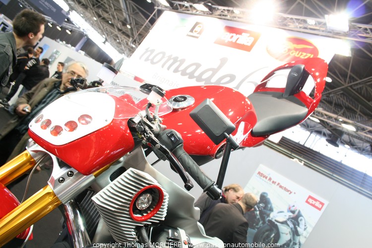 Prototype Moto Guzzy prsente  Milan en 2009 (Salon 2 roues de Lyon 2010)