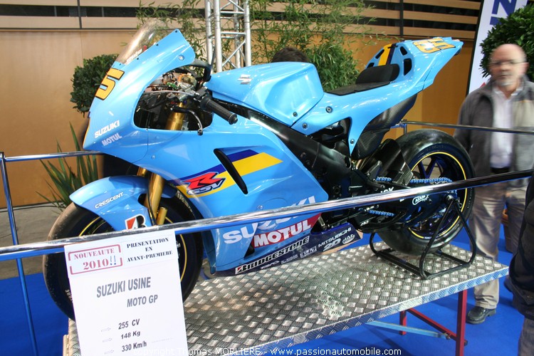 Suzuki usine Moto GP 2010 (Salon 2 roues - Quad Lyon 2010)