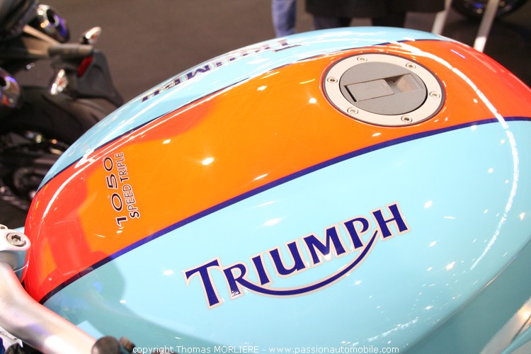 Triumph Speed Triple 2010 (Salon 2 roues de Lyon 2010)