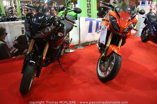 Moto Triumph (Salon du 2 roues de Lyon 2008)