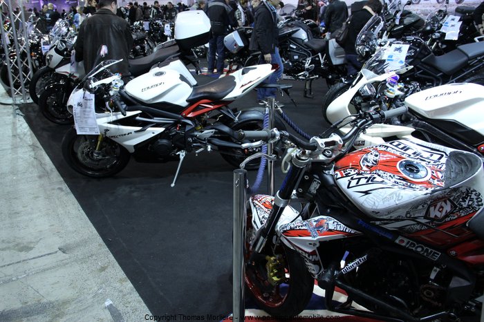 triumph salon moto lyon 2014 (Salon 2 roues de Lyon 2014)