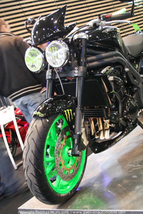 Triumph Speed Triple Monster Energy 2010 (Salon Moto de Lyon 2010)