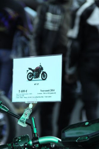 yamaha mt 07 2014 (Salon de la moto - 2 roues Lyon 2014)