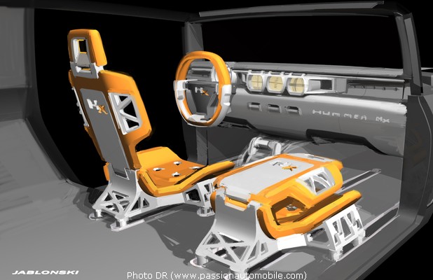 Concept-Car Hummer HX 2008 (SALON AUTOMOBILE DETROIT 2008)
