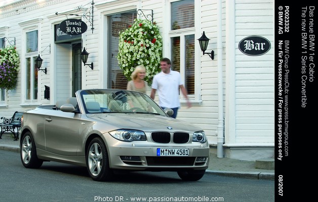 Nouvelle BMW 1 series convertible 2007 (SALON AUTO DETROIT 2008)