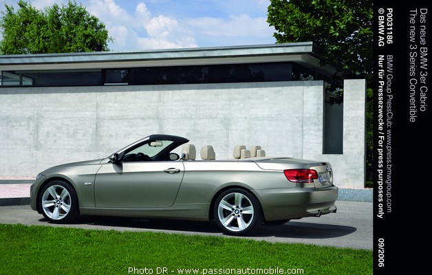 Nouvelle BMW Srie 3 cabriolet 2007 (SALON AUTO DE DETROIT 2007)