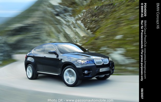 BMW X6 Concept 2007 (Salon automobile de Francfort 2007)