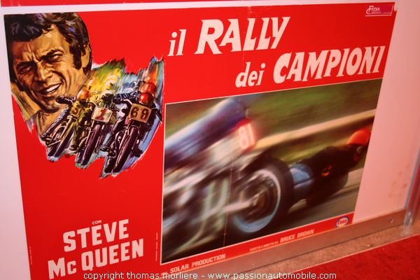 Steve Mc QUEEN - Le rallye des champions (Le cinma et la moto (Salon de la moto 2007))