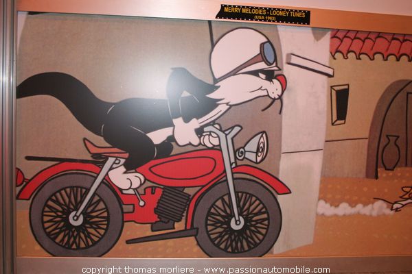 TITI et GROS MINET en MOTO (Le cinma et la moto (Salon de la moto 2007))