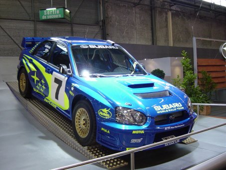 Subaru Impreza rallye (SALON AUTOMOBILE DE LYON 2003)