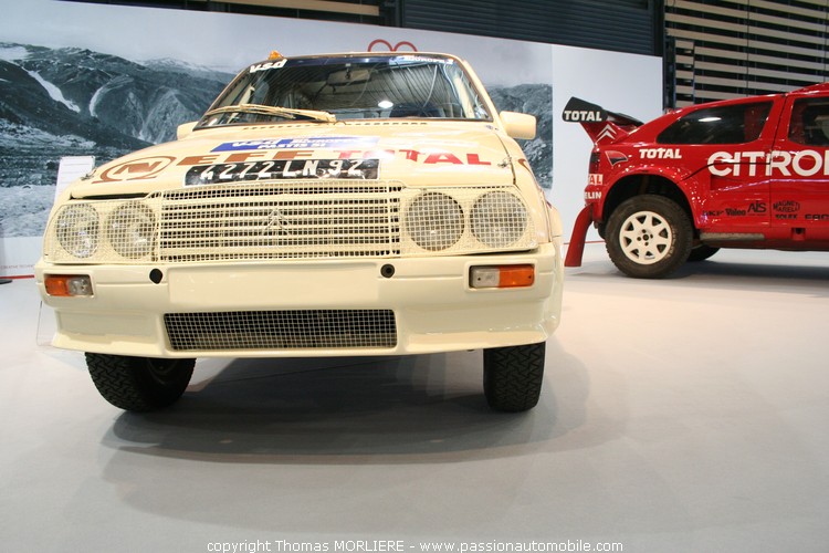 Citroen Visa Neff Total - 6 ème rallye Paris-Alger-Dakar 1984 au salon auto de Lyon 2009