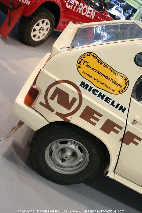 Citroen Visa Neff Total - 6 me rallye Paris-Alger-Dakar 1984 (Salon de l'automobile Lyon 2009)
