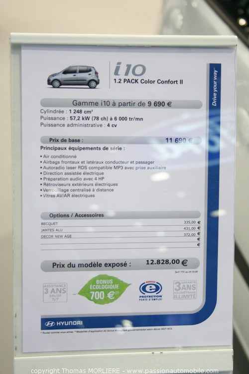 i10 2009 (Salon auto de Lyon 2009)